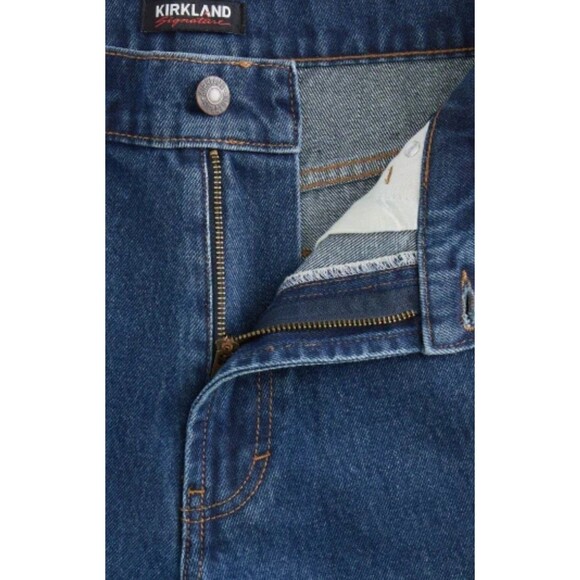 Kirkland Signature Men's Classic 5-Pocket Stretch Jeans, Blue, Sz-38x32 Workwear - Picture 7 of 8